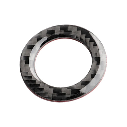 Start Stop Switch Ring Decor Trim Cover for Ford Mustang 2009-2013 Carbon Fiber