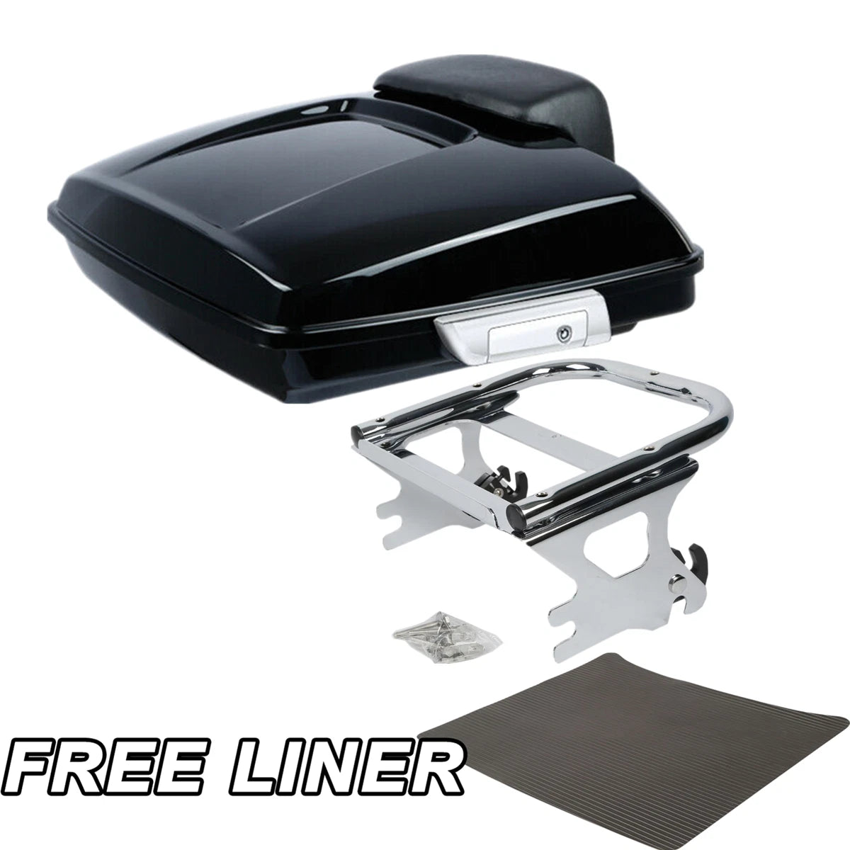Razor Trunk Pad Mount Rack Fit For Harley Touring Electra Road Glide King 97-08