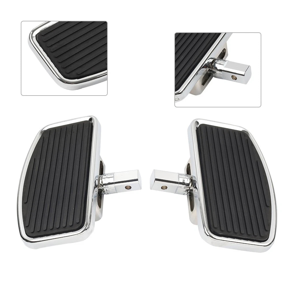 2x Short Front Foot Pedal Footpegs For Yamaha V-Star Drag Star V-MAX 1998-2019
