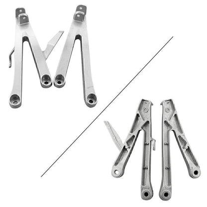 1 Set Passenger Pedals Pegs Rear Footrests Brackets for Honda CBR600RR 2007-2023