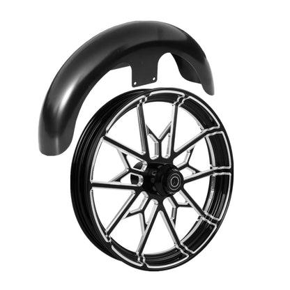21" Front Fender Wheel Rim Single Disc Hub For Harley Touring Road Glide 2008-13