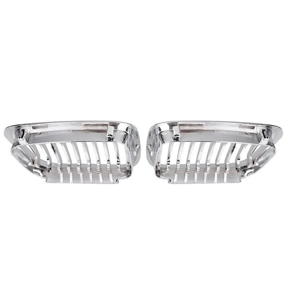 Chrome Front Kidney Grille For BMW E46 4D Sedan 320i 323i 325i 328i 330i 98-2001