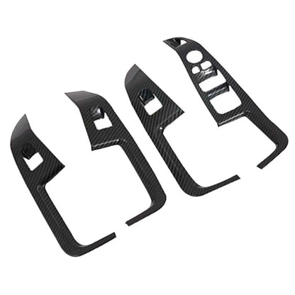 For BMW X5 G05 X7 G07 2019 2020 Interior Window Switch Panel Cover Carbon Fiber