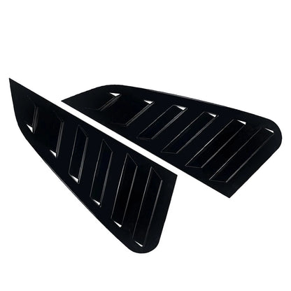 2pcs Rear Window Shutter Louvers Cover Trim For Subaru Impreza WRX STI 2011-2014