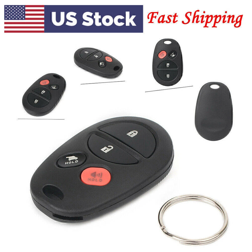 Remote Entry Key Fob Replacement fit Toyota Highlander Sequoia Gq43vt20t Car USA