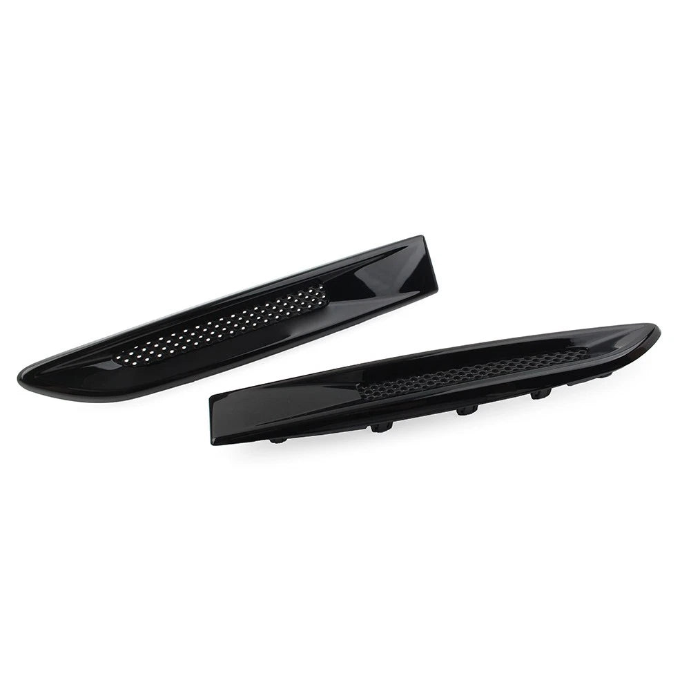 Front Fender Air Vent Outlet Grille Trim Black For Jaguar XE F-Pace 2016-2020