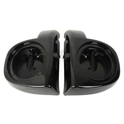 6.5" Lower Vented Fairing Pods Box+Speaker+Grills Fit For Harley Touring 14-24