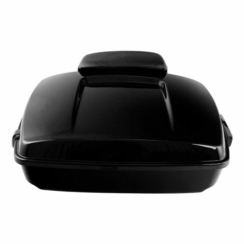 Chopped Trunk Pad Mount Rack Fit For Harley Touring Street Road Glide King 97-08