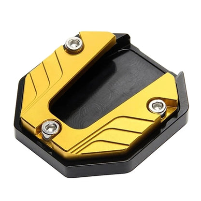 Motor Bikes Kickstand Extender Foot Side Stand Extension Pad Support Plate Gold