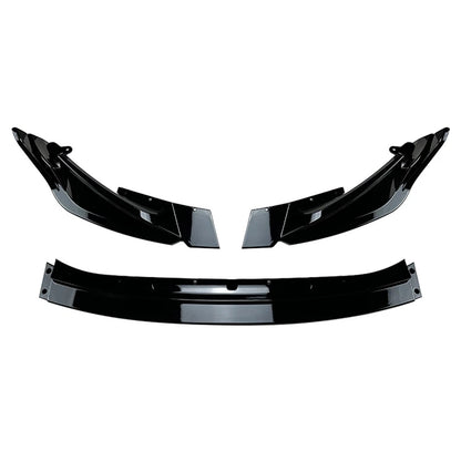 Front Bumper Lip Spoiler Splitter Body Kit Black For BMW M3 M4 G80 G82 2021-2023