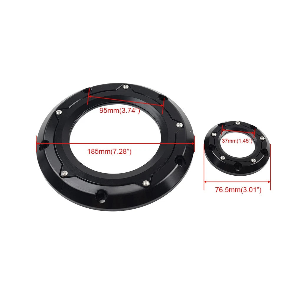 Clear Derby Timer Timing Cover Fit Harley Softail Dyna Touring Road Glide