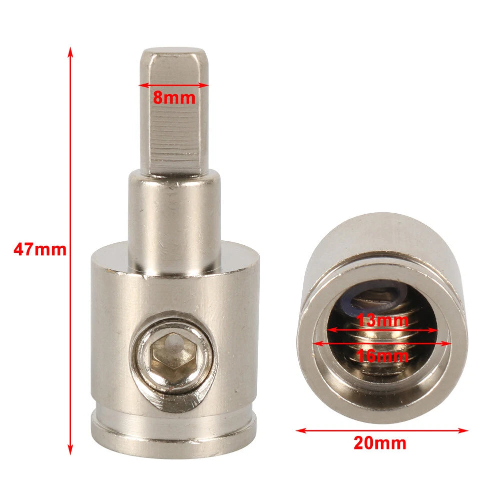 2x 0 Gauge To 4 Gauge Audio Amp Input Reducer Adapter Terminal Block for Car US