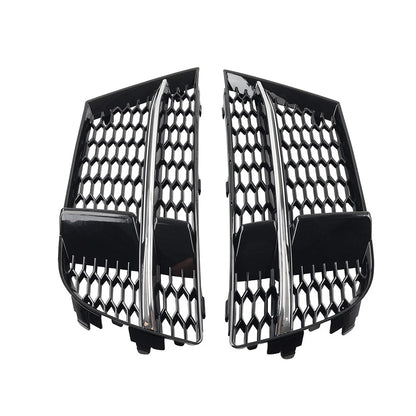 Front Bumper Fog Light Cover Honeycomb Grille For Audi A3 2016-2020