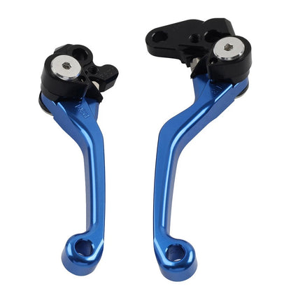 2 Pcs CNC Alu Clutch Brake Lever Pivot Blue For Yamaha YZ250X 16-22/YZ125X 17-22
