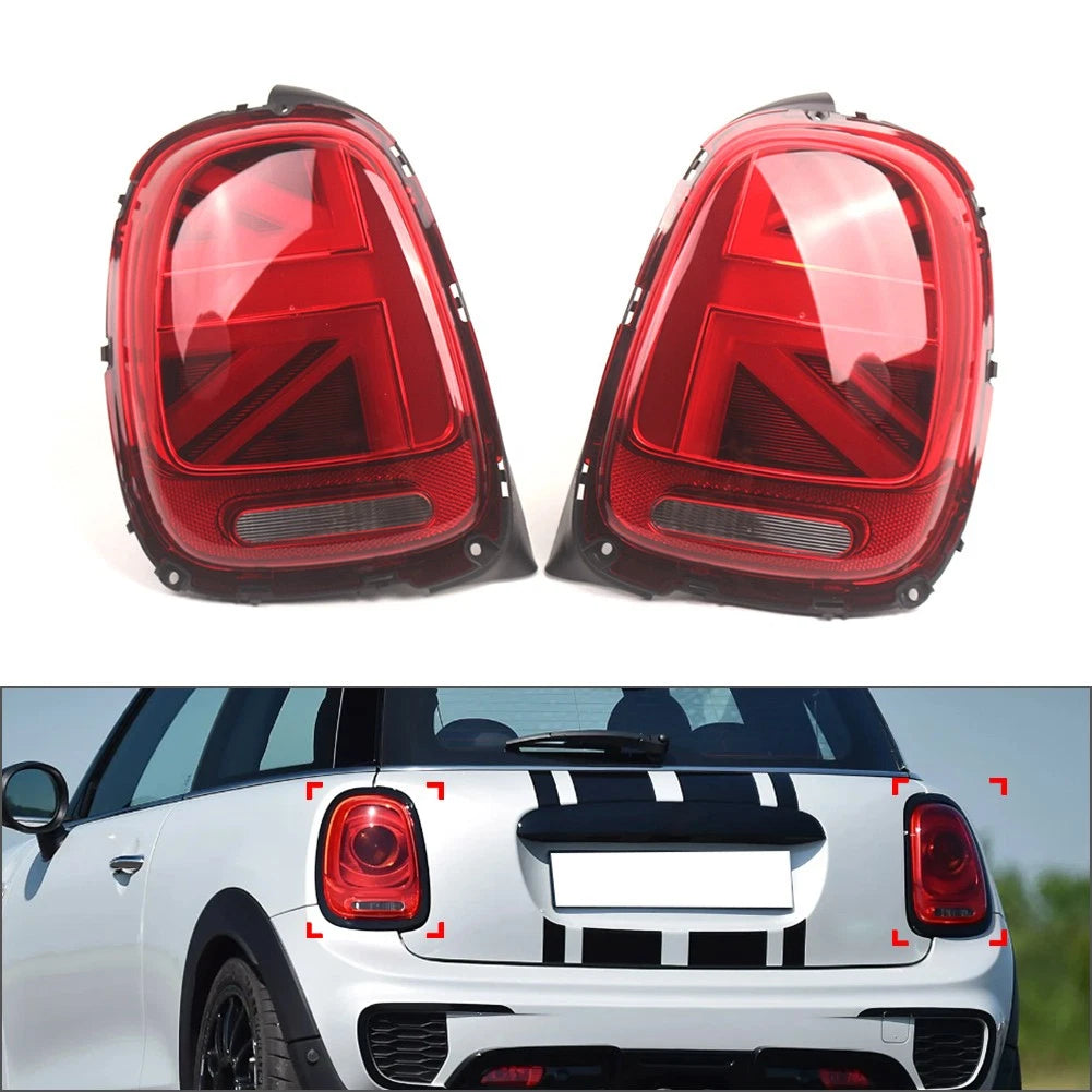 2pcs Red Tail Lights Rear Lamps Brake Lamps For BMW Mini F55 F56 F57 2014-2021