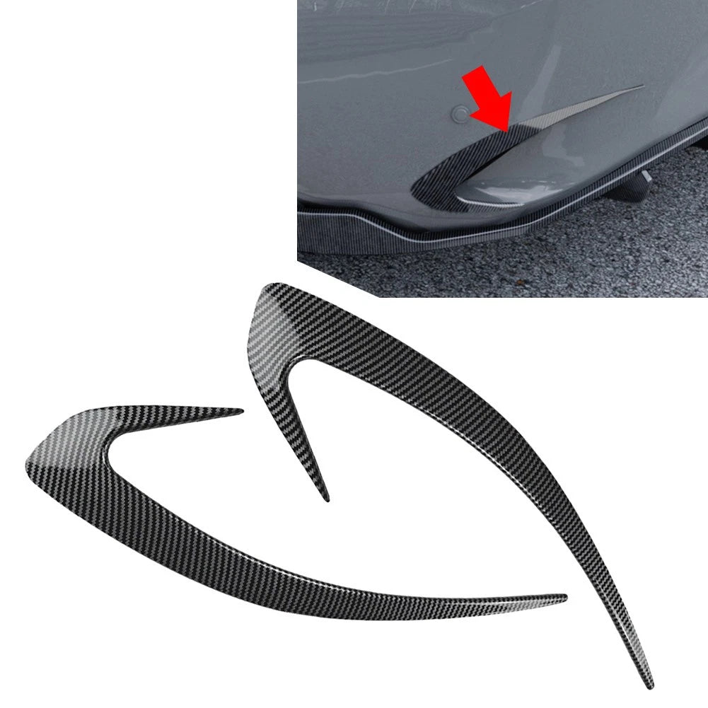 Rear Bumper Side Air Vent Trim For Mazda MX-5 ND Miata 2016-25 Carbon Fiber Blk