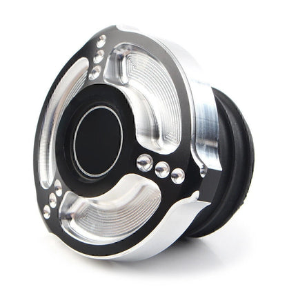 Fuel Gas Tank Cap Cover Fit For Harley Sportster Touring Softail Dyna 1992-2017