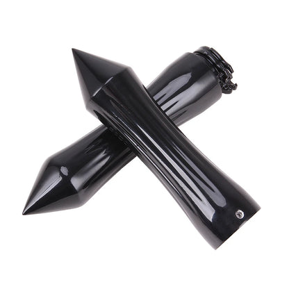 1" Motorcycle Spike Handlebar Hand Grips With Throttle For Harley Honda Kawasaki