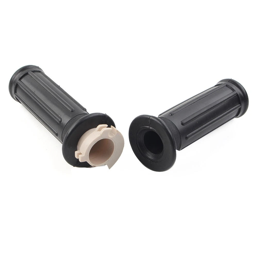PAIR TWIST THROTTLE HAND GRIPS TUBE FIT YAMAHA PW50 PY50 PEEWEE 50 PIT DIRT BIKE