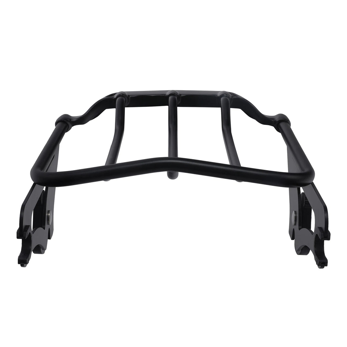 Black 2-Up Luggage Rack Fit For Harley Touring Electra Street Road Glide 2009-25