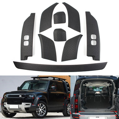 9Pcs Matte Black Side Moulding Body Kits For Land Rover Defender 90 110 20-23 US