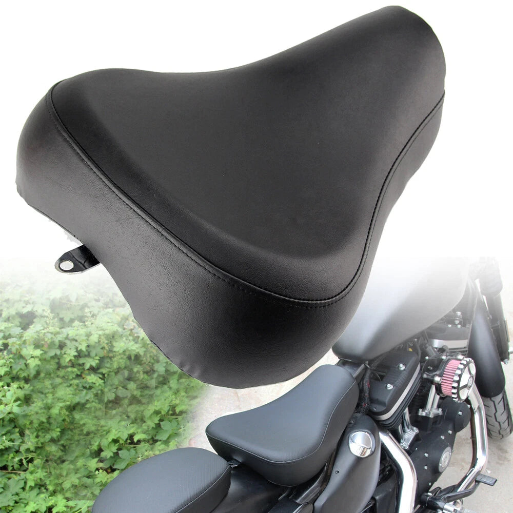 USA Leather Solo Seat Cushion Front Driver for Harley Sportster XL1200 883 72 48