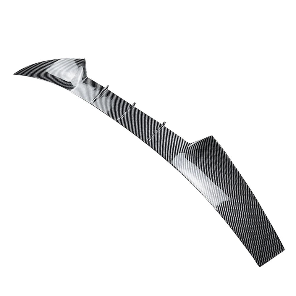 Carbon Look Rear Roof Spoiler Wing Top Tail Wing For Audi A4 B9 Sedan 2017-2024