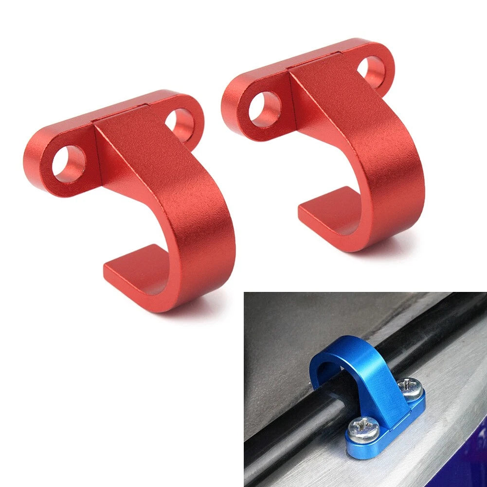 2x Rear Brake Hose Clamp Guide Red For Yamaha YZ125 250 YZ250F YZ450F YZ85 03-22