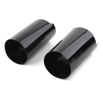 2x Fork Boot Slider Covers for Harley Touring Electra Street Tri Glide Black US
