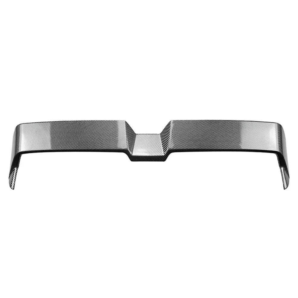 Rear Trunk Spoiler Lip Roof Wing For VW Polo MK5 6R 6C 09-17 Carbon Fiber Black