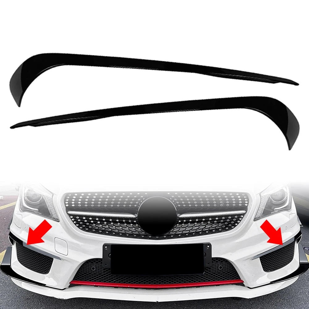 Front Air Vent Spoiler For Mercedes Benz CLA Class C117 Prefacelift 2013-2016