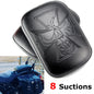 Skull Rear Pillion Back Seat 8 Suction Cups For Harley Chopper Sportster Softail