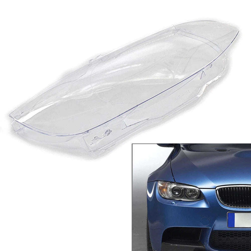1 Pcs Clear Car Headlight Head Lamp Cover For BMW E92 E93 M3 328i 335i 2006?2009
