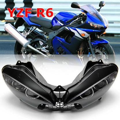 YZF R6 Headlight For Yamaha 2003-2005 Front Headlamp Assembly YZF R6S 2006-2009