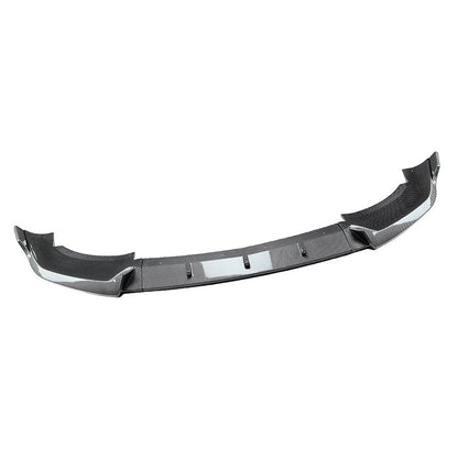 Carbon Fiber Look Front Bumper Splitter Lip For BMW X6 G06 M Sport 2019-2023