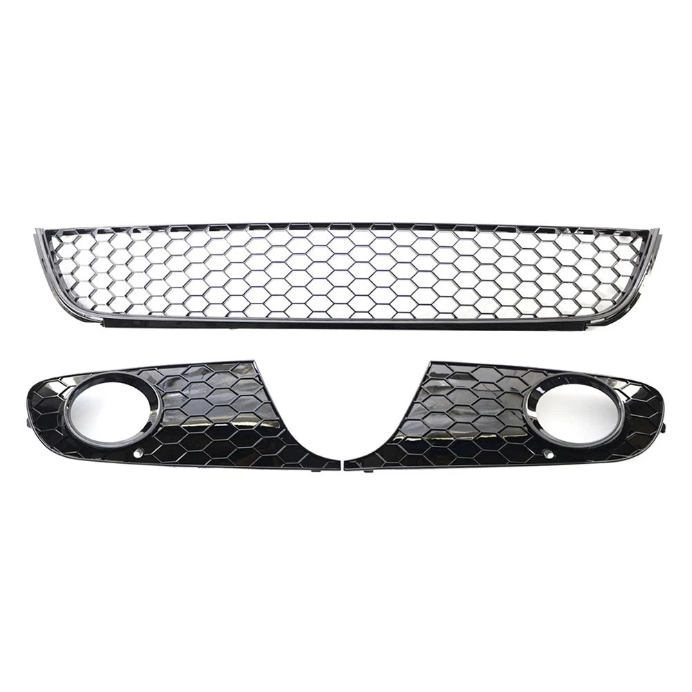 Honeycomb Front Lower Bumper Mesh Grille Fog Light Grill For VW Golf/Jetta MK6