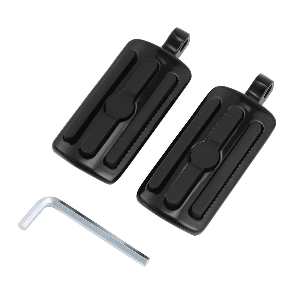 Foot Pegs Rest Male Mount Fit For Harley Touring Electra Street Road Glide Black