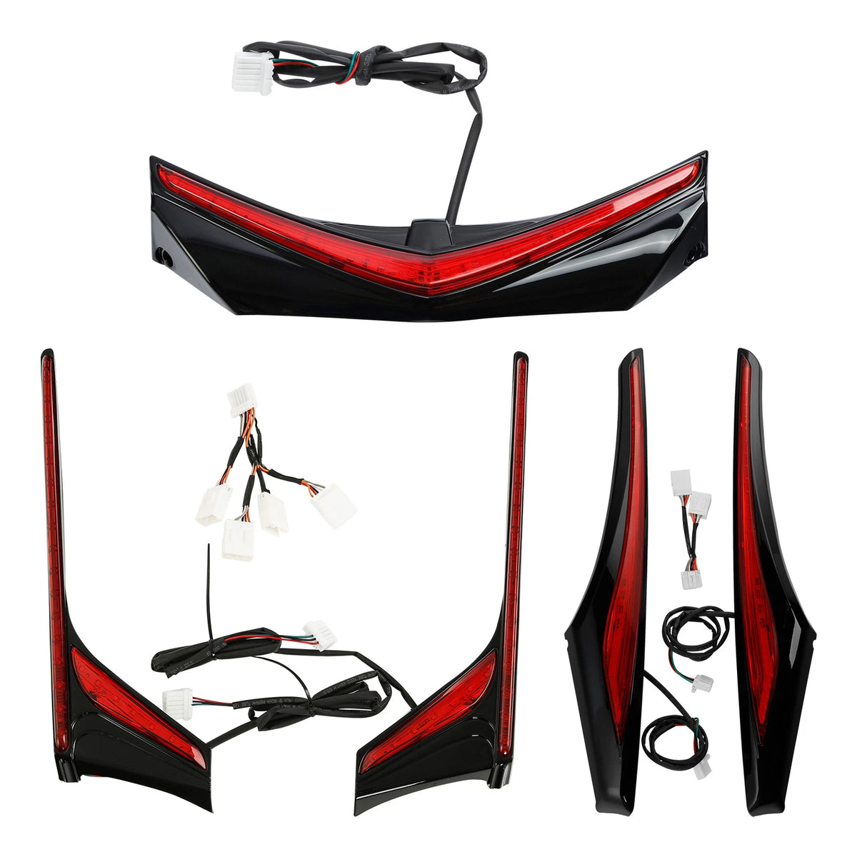 Saddlebag Accent Rear Fender Tip Run Brake Vertical Light For Honda F6B 13-17 16