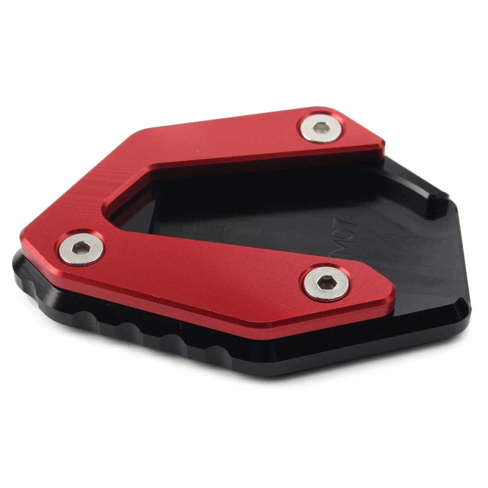 Kickstand Side Stand Enlarger Foot Plate Fit For Yamaha MT 07 FZ 07 2014-21 Red