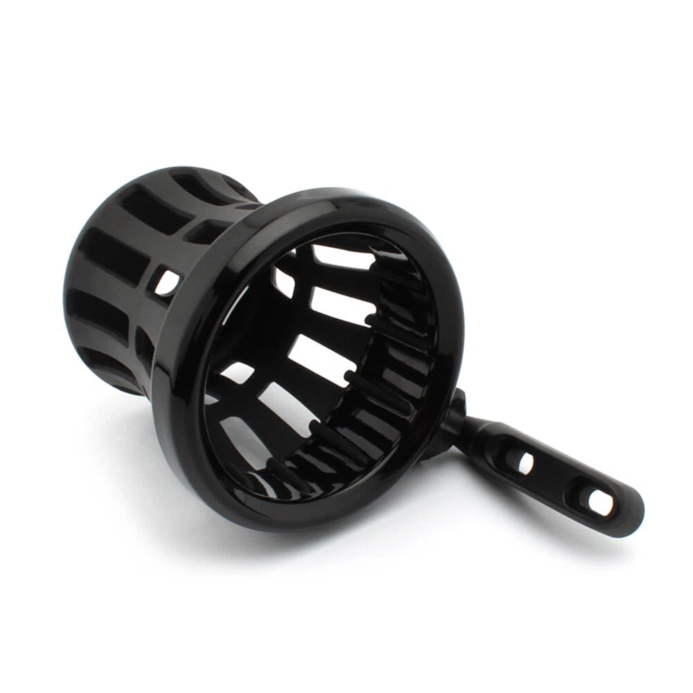 Handlebar Cup Holder Mount Drink W/ Mesh Basket Universal For Harley Black US