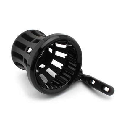 Handlebar Cup Holder Mount Drink W/ Mesh Basket Universal For Harley Black US