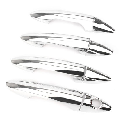 Door Handle Cover Molding Trim Chrome Fit Hyundai Accent Solaris Verna 2011-16
