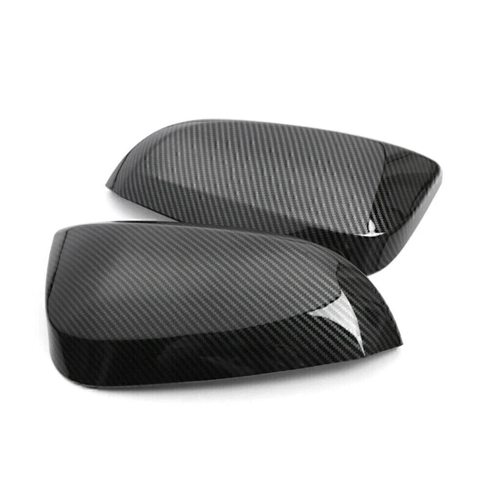 Fit Toyota Hilux Revo 2015 - 2022 Style Side Door Mirror Cover Trim Carbon Fiber