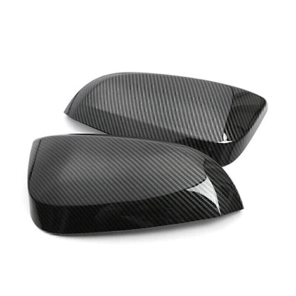 Fit Toyota Hilux Revo 2015 - 2022 Style Side Door Mirror Cover Trim Carbon Fiber