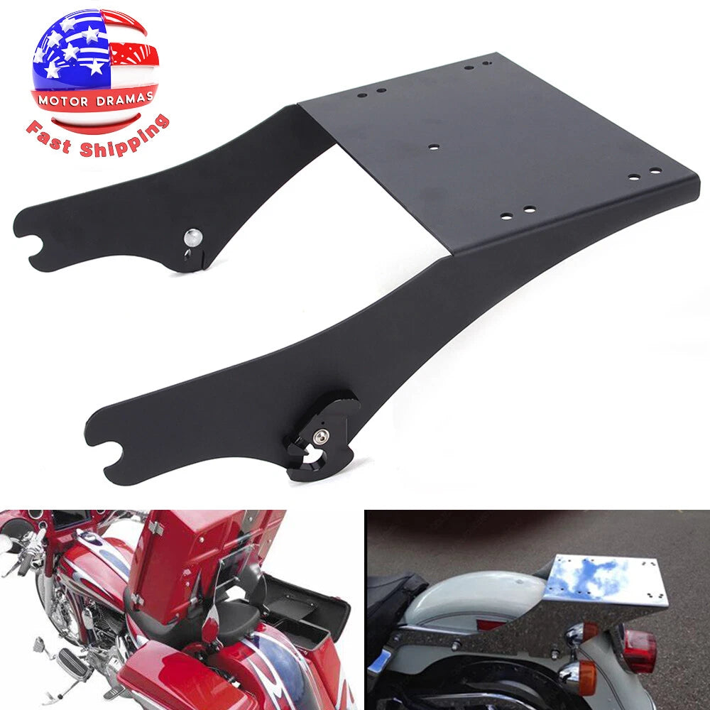 Rear Trunk Mount Rack Latch For Harley Touring Razor Chop Tour Pack Pak 1997-08