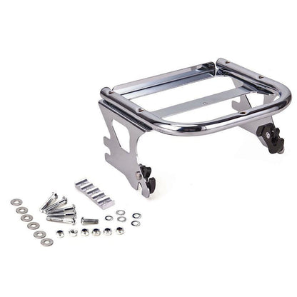 Detachable Tour Pack Pak Luggage Rack Trunk Bracket For Harley Touring 97-08