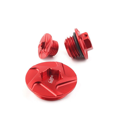 CNC Red Engine Timing Bolts Oil Plugs for Honda CRF150R CRF250R CRF450R CRF450X