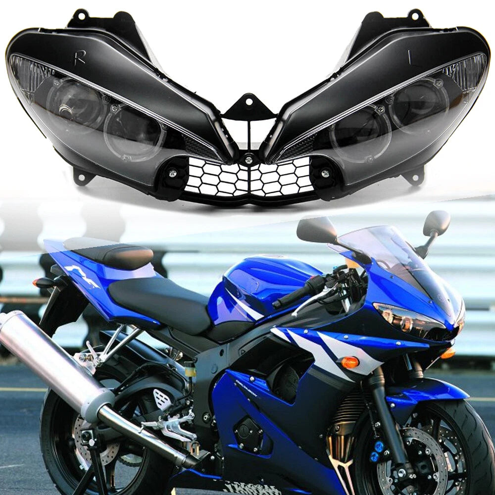 Headlight Assembly For Yamaha YZF R6 2003 2004 2005 YZF R6S 2006 2007 2008 2009