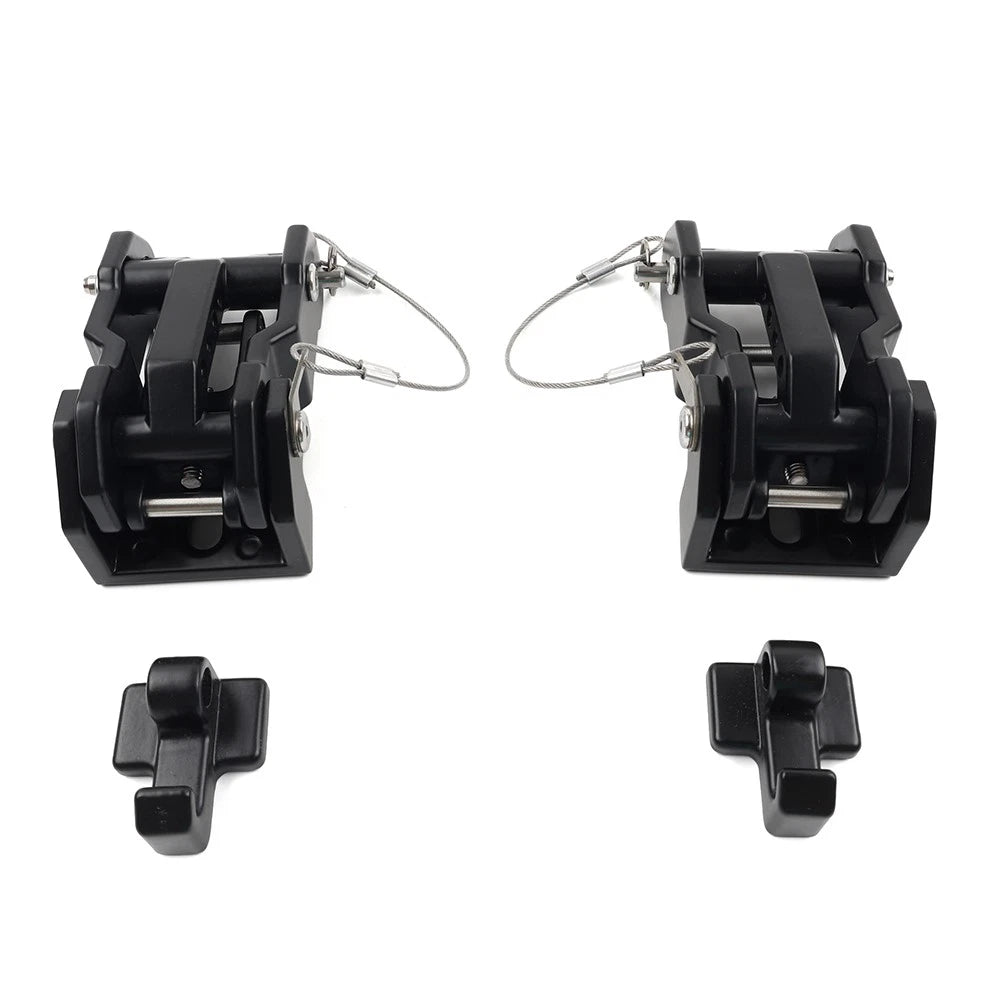 Engine Hood Lock Latch Catch Buckle Kits For Jeep Wrangler JK JKU JL