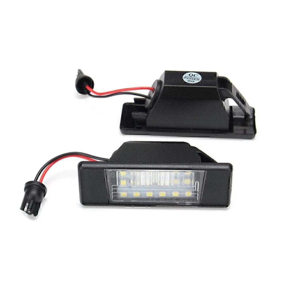 2 Pcs LED License Plate Light Assy Fits For Nissan Juke Versa X-Trail etc.